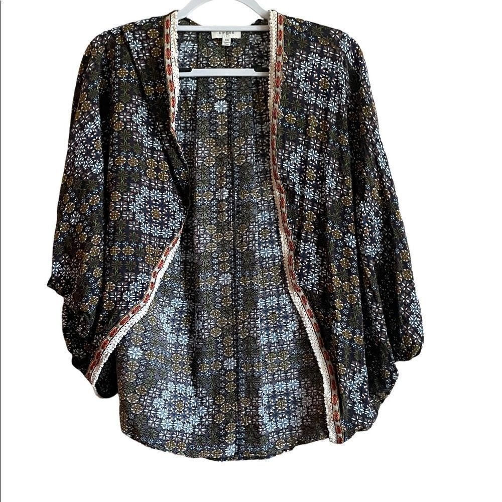 Umgee open front blouse